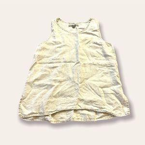 Flax off white tank top S